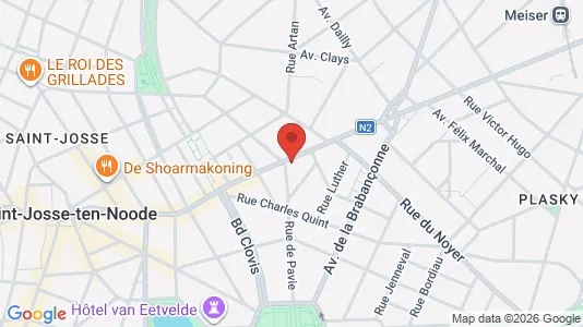 Apartments for rent i Stad Brussel - kort over placeringen