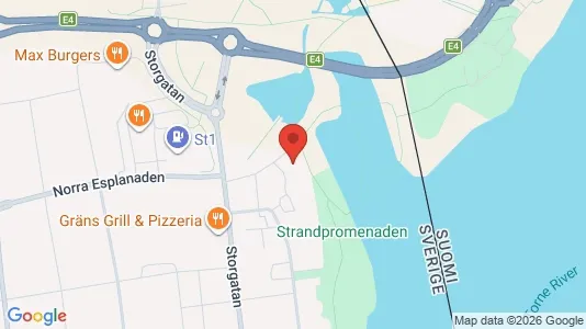 Apartments for rent i Haparanda - kort over placeringen