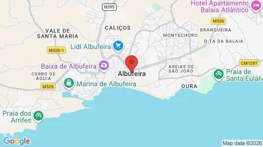 Apartments for rent in Albufeira - Photo from Google Street View