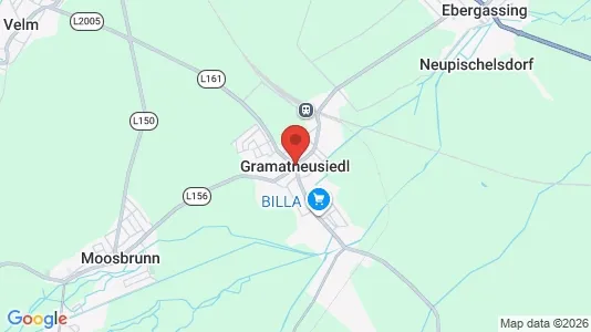Apartments for rent i Gramatneusiedl - kort over placeringen