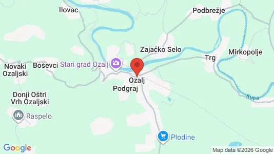 Apartments for rent in Ozalj - Photo from Google Street View