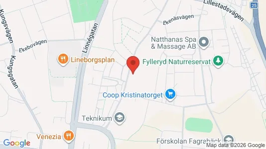 Apartments for rent i Växjö - kort over placeringen
