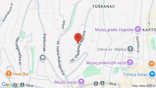 Apartments for rent i Sljeme (Medvednica-Tomislavac) - kort over placeringen
