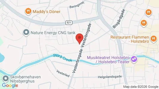 Apartments for rent i Holstebro - kort over placeringen