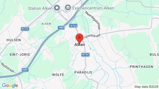 Houses for rent i Alken - kort over placeringen
