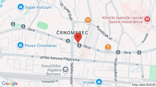 Apartments for rent i Sljeme (Medvednica-Tomislavac) - kort over placeringen