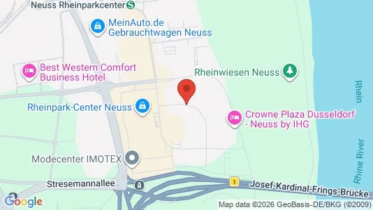 Apartments for rent i Rhein-Kreis Neuss - kort over placeringen