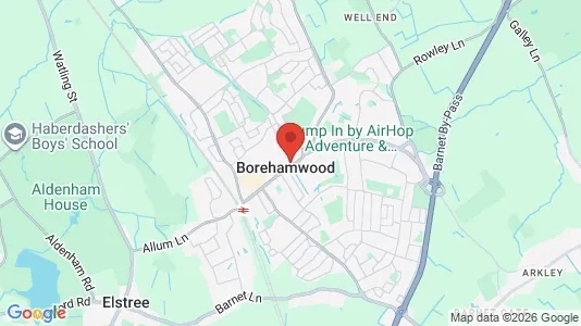Apartments for rent in Borehamwood - Hertfordshire - Photo from Google Street View