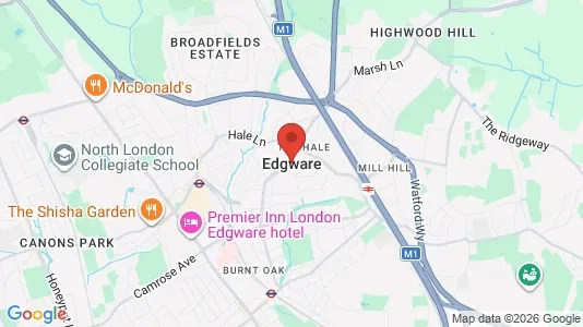 Apartments for rent in Edgware - Middlesex - Photo from Google Street View