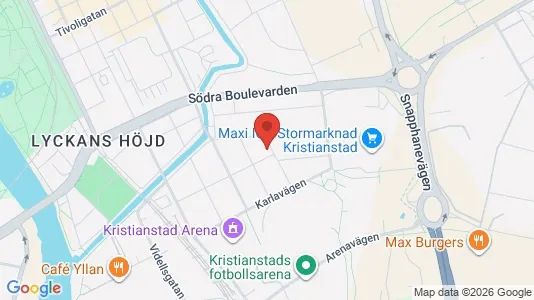 Apartments for rent i Kristianstad - kort over placeringen