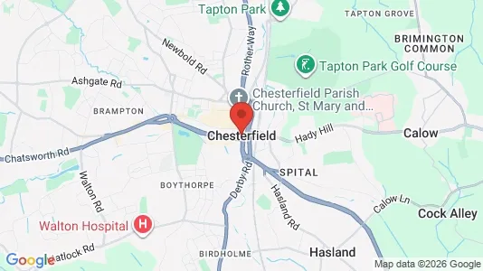 Apartments for rent in Chesterfield - Derbyshire - Photo from Google Street View
