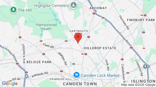 Apartments for rent in London NW5 - Photo from Google Street View