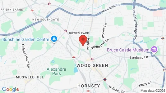 Apartments for rent in London N22 - Photo from Google Street View