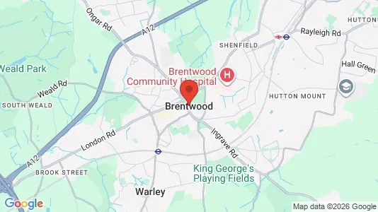 Apartments for rent in Brentwood - Essex - Photo from Google Street View
