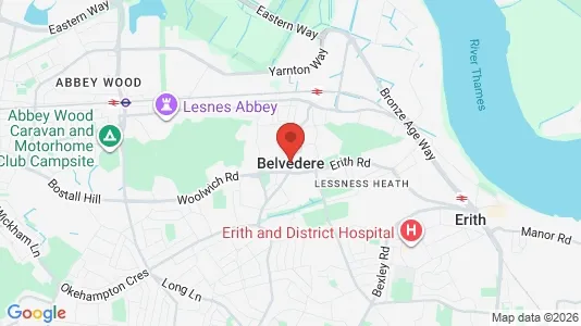Rooms for rent in Belvedere - Kent - Photo from Google Street View