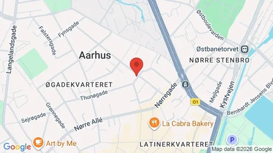 Apartments for rent i Aarhus C - kort over placeringen
