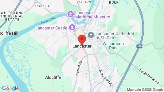 Apartments for rent i Lancaster - Lancashire - kort over placeringen