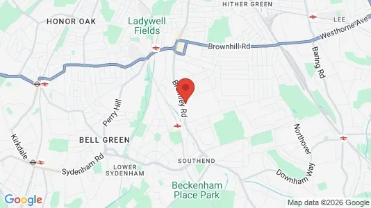 Apartments for rent i London SE6 - kort over placeringen