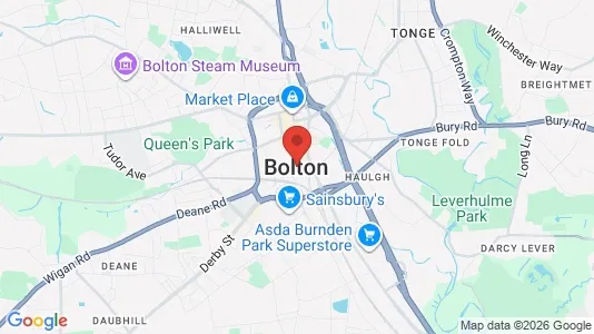 Apartments for rent i Bolton - Lancashire - kort over placeringen