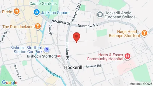 Apartments for rent i Bishop's Stortford - Hertfordshire - kort over placeringen