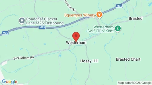 Apartments for rent i Westerham - Kent - kort over placeringen