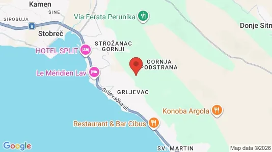 Houses for rent in Podstrana - Photo from Google Street View