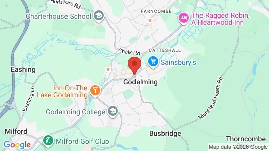 Apartments for rent i Godalming - Surrey - kort over placeringen