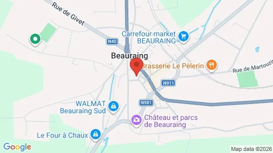 Apartments for rent i Beauraing - kort over placeringen