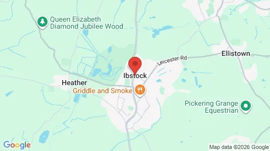 Apartments for rent i Coalville/Ibstock/Markfield - Leicestershire - kort over placeringen