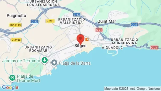 Apartments for rent in Sitges - Photo from Google Street View