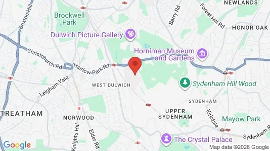 Apartments for rent i London SE21 - kort over placeringen