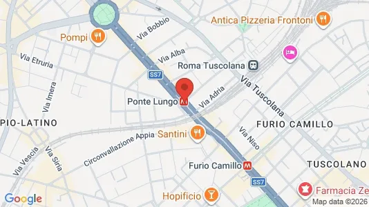 Apartments for rent i Roma Municipio VIII – Appia Antica - kort over placeringen