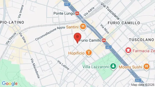 Apartments for rent i Roma Municipio VIII – Appia Antica - kort over placeringen