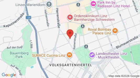 Apartments for rent i Leonding - kort over placeringen