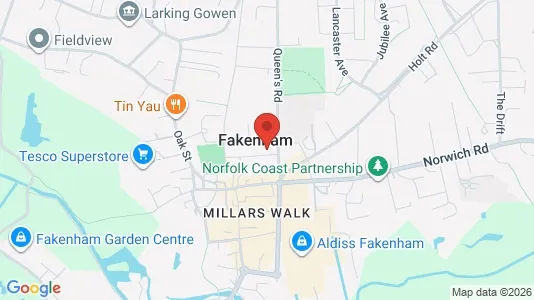 Apartments for rent in Fakenham - Norfolk - Photo from Google Street View