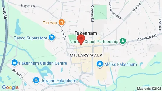 Apartments for rent in Fakenham - Norfolk - Photo from Google Street View
