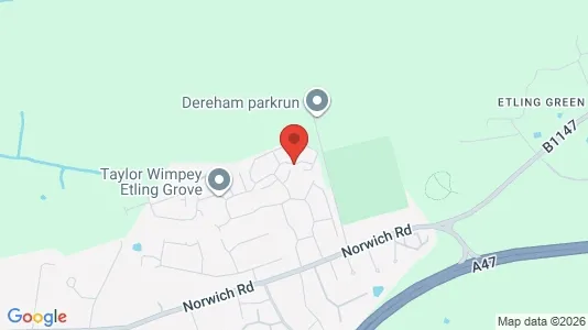 Apartments for rent i Dereham - Norfolk - kort over placeringen
