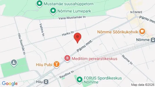 Apartments for rent i Tallinn Nõmme - kort over placeringen