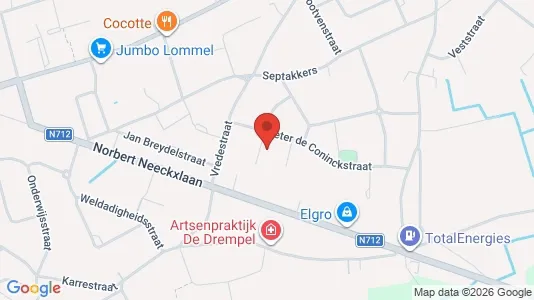 Apartments for rent i Lommel - kort over placeringen