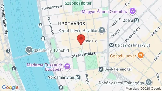 Apartments for rent in Budapest Belváros-Lipótváros - Photo from Google Street View