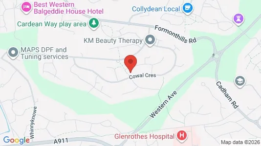 Apartments for rent i Glenrothes - Fife - kort over placeringen