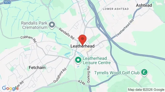 Apartments for rent in Leatherhead - Surrey - Photo from Google Street View