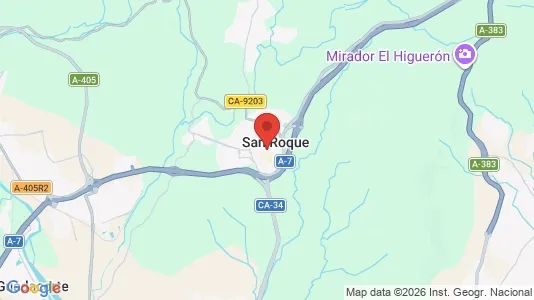 Apartments for rent i San Roque - kort over placeringen