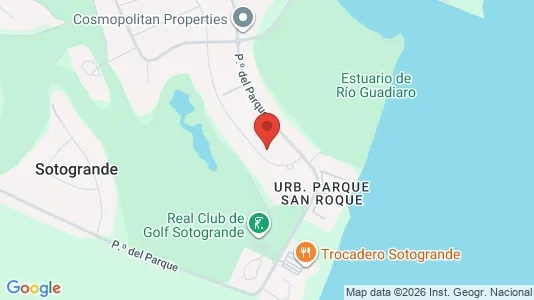 Apartments for rent i San Roque - kort over placeringen