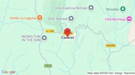 Houses for rent i Casares - kort over placeringen