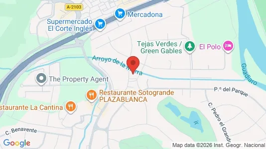 Apartments for rent i San Roque - kort over placeringen