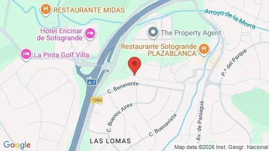Apartments for rent i San Roque - kort over placeringen