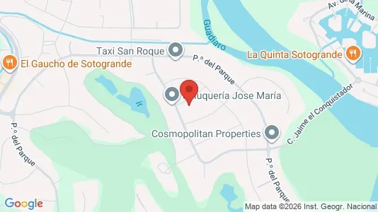 Apartments for rent i San Roque - kort over placeringen