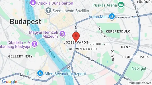Houses for rent in Budapest Józsefváros - Photo from Google Street View