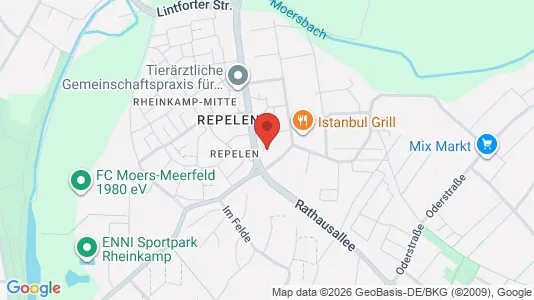 Apartments for rent i Wesel - kort over placeringen